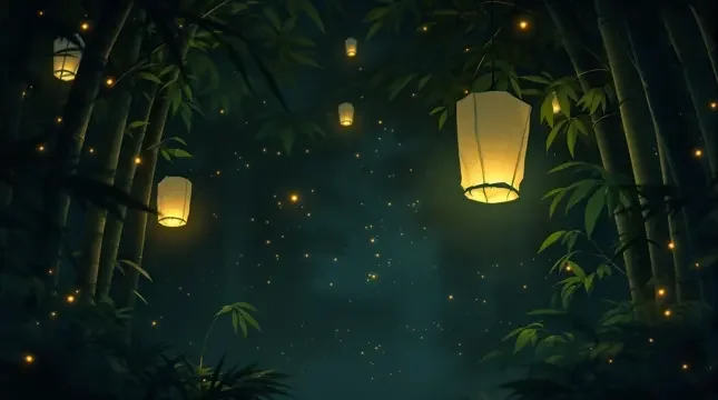 清音入梦 - 美女直播秀竹影清风影像